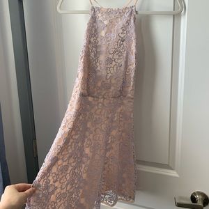 Kendall and Kylie Lavender Lace Mini Dress